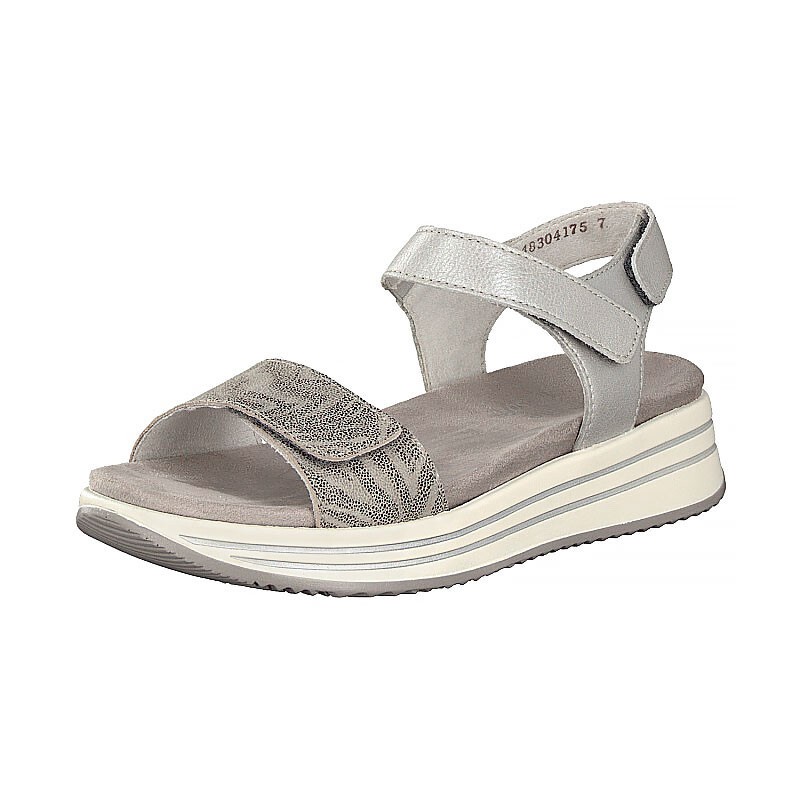 Sandalia Plataforma Rieker R2952-42 Para Mulher - Cinzentas